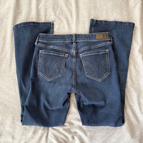 Hollister Denim - Hollister Mid-Rise Dark Wash Bootcut Jeans